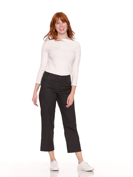 old navy wide leg chinos