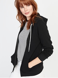 Relaxed Zip Hoodie for Women 