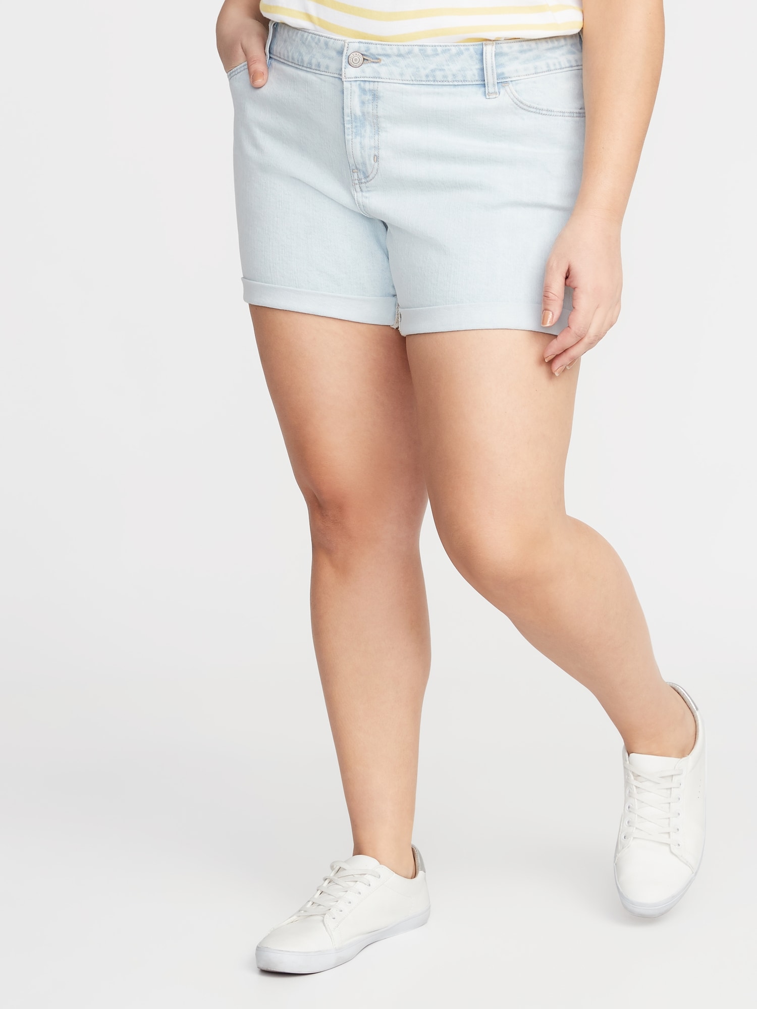 boyfriend shorts plus size