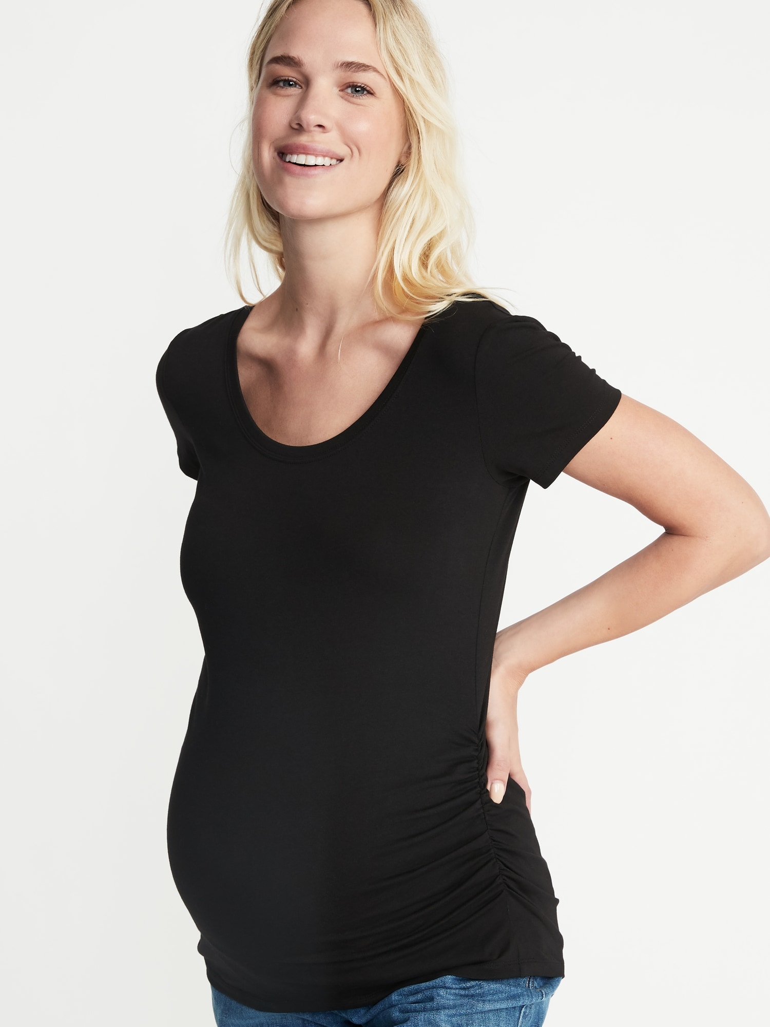 gap scoop neck tee