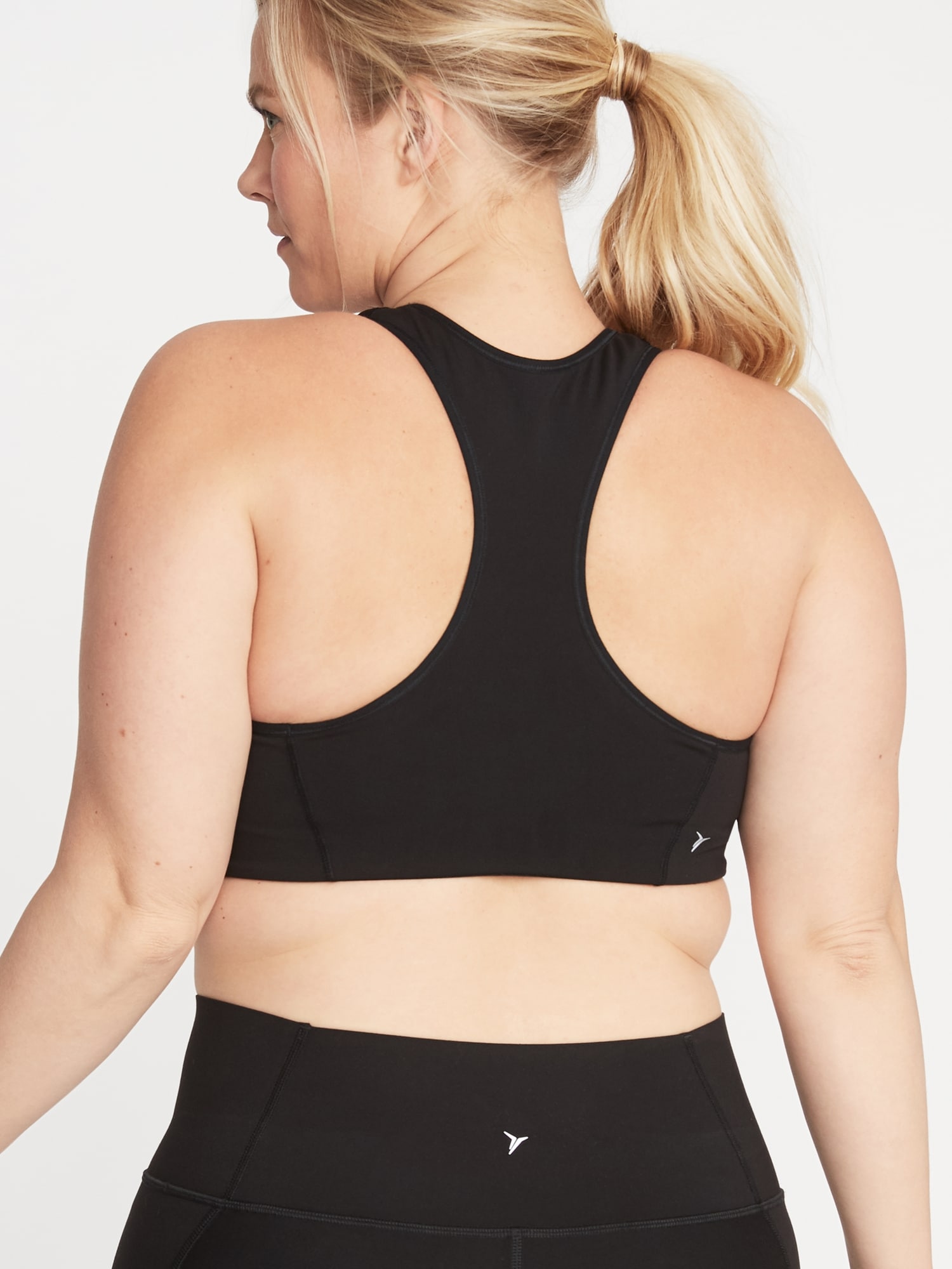 plus size racer back bra