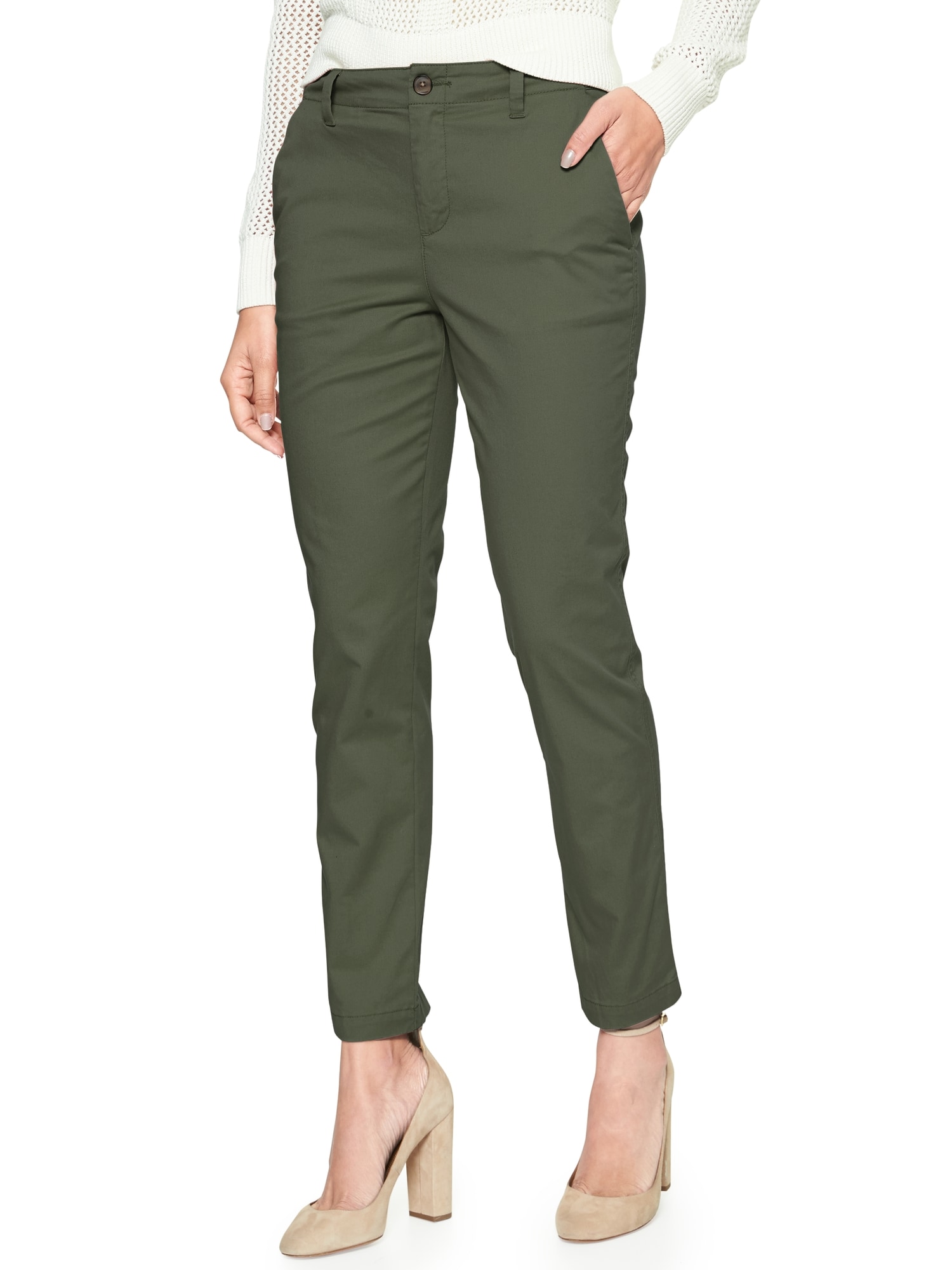 girlfriend khaki pants