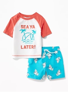 old navy baby boy swimwear