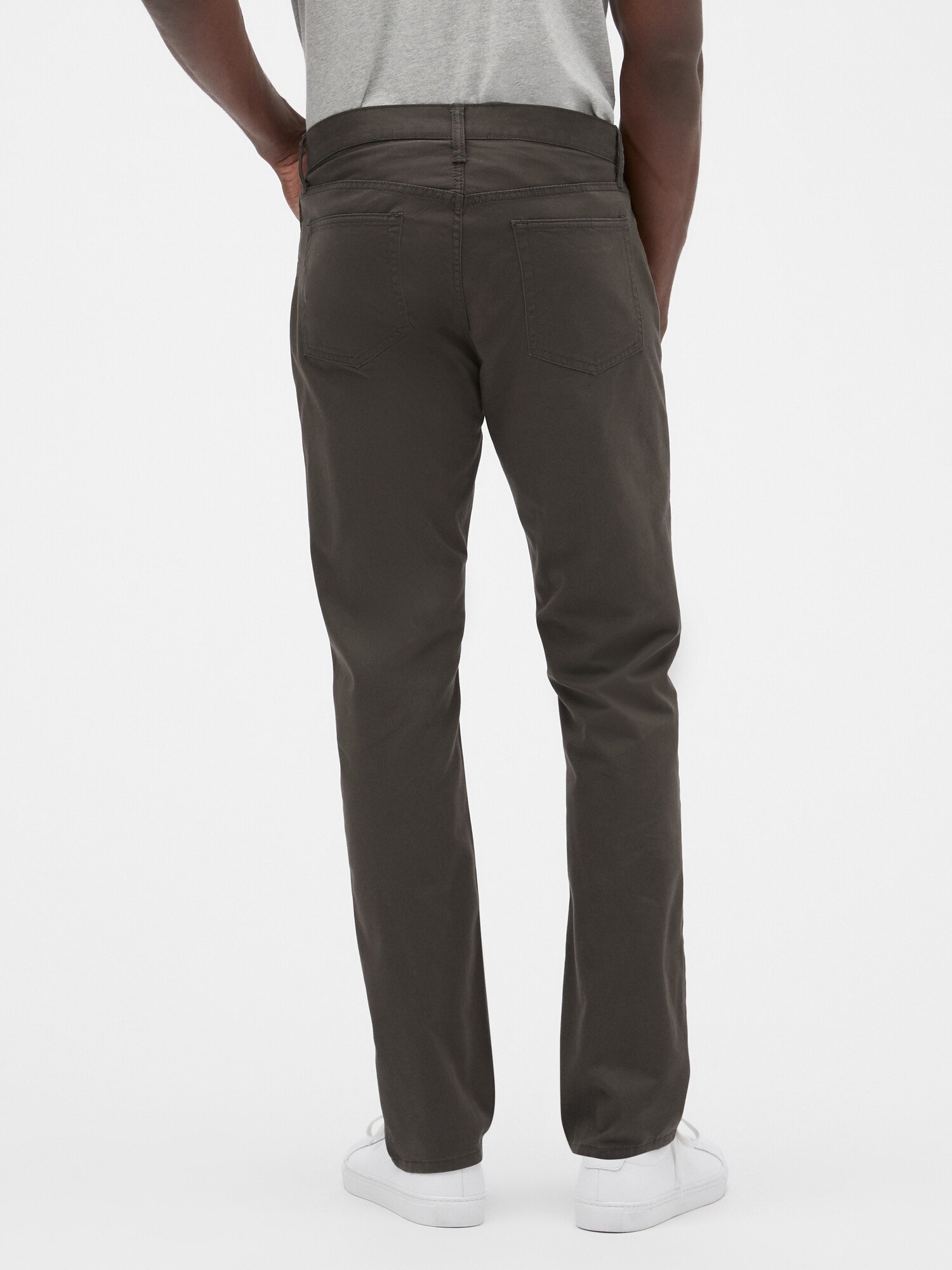 gap khaki slim stretch