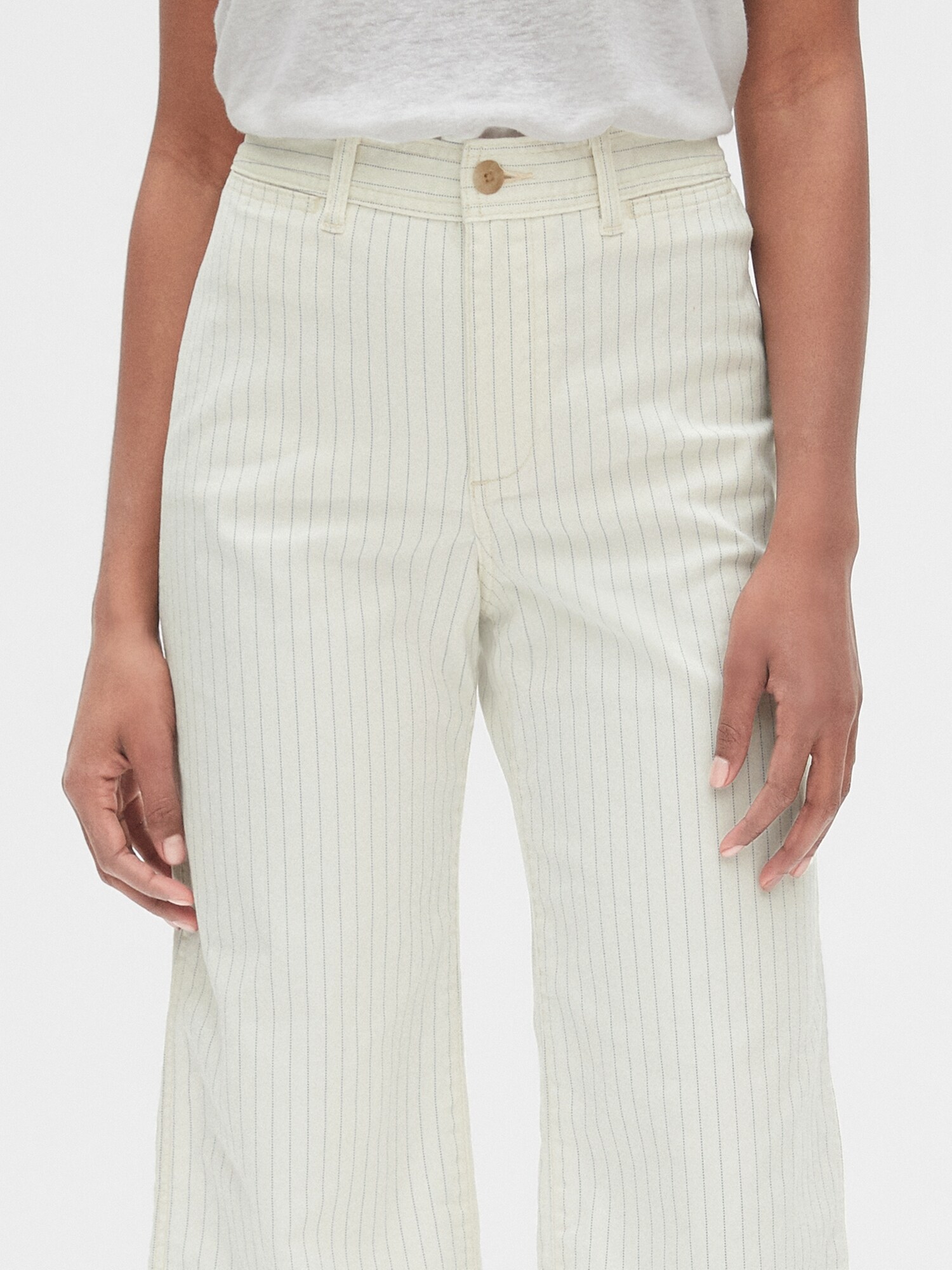 gap striped jeans