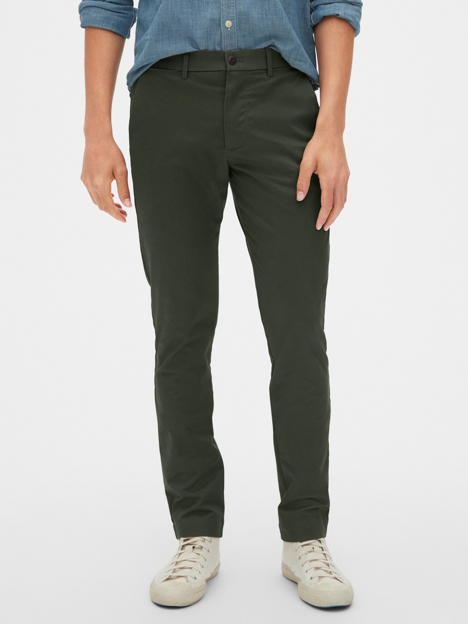 gap flex skinny fit chinos