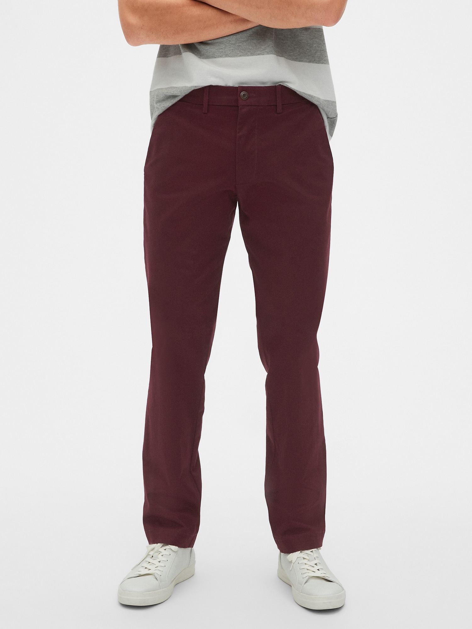 gap straight stretch khakis