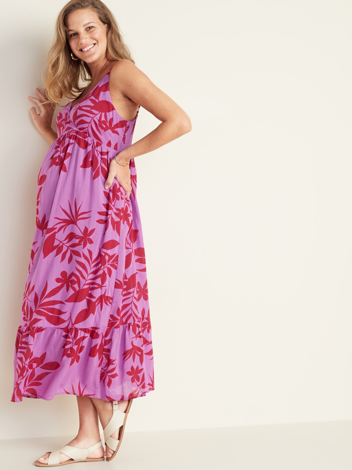 old navy maternity maxi dress