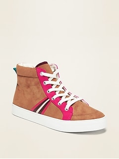 Faux-Suede High-Tops for Girls | Old Navy