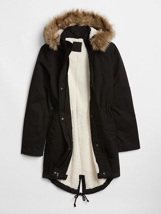 sherpa lined parka gap