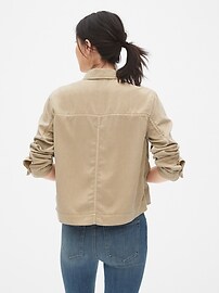 gap garment dyed utility jacket