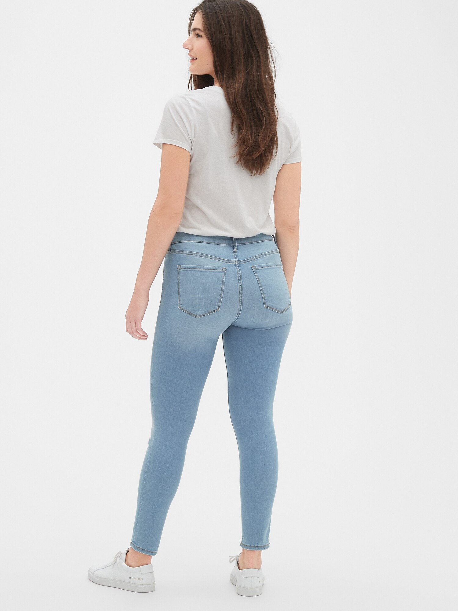 gap mid rise true skinny jeans in sculpt