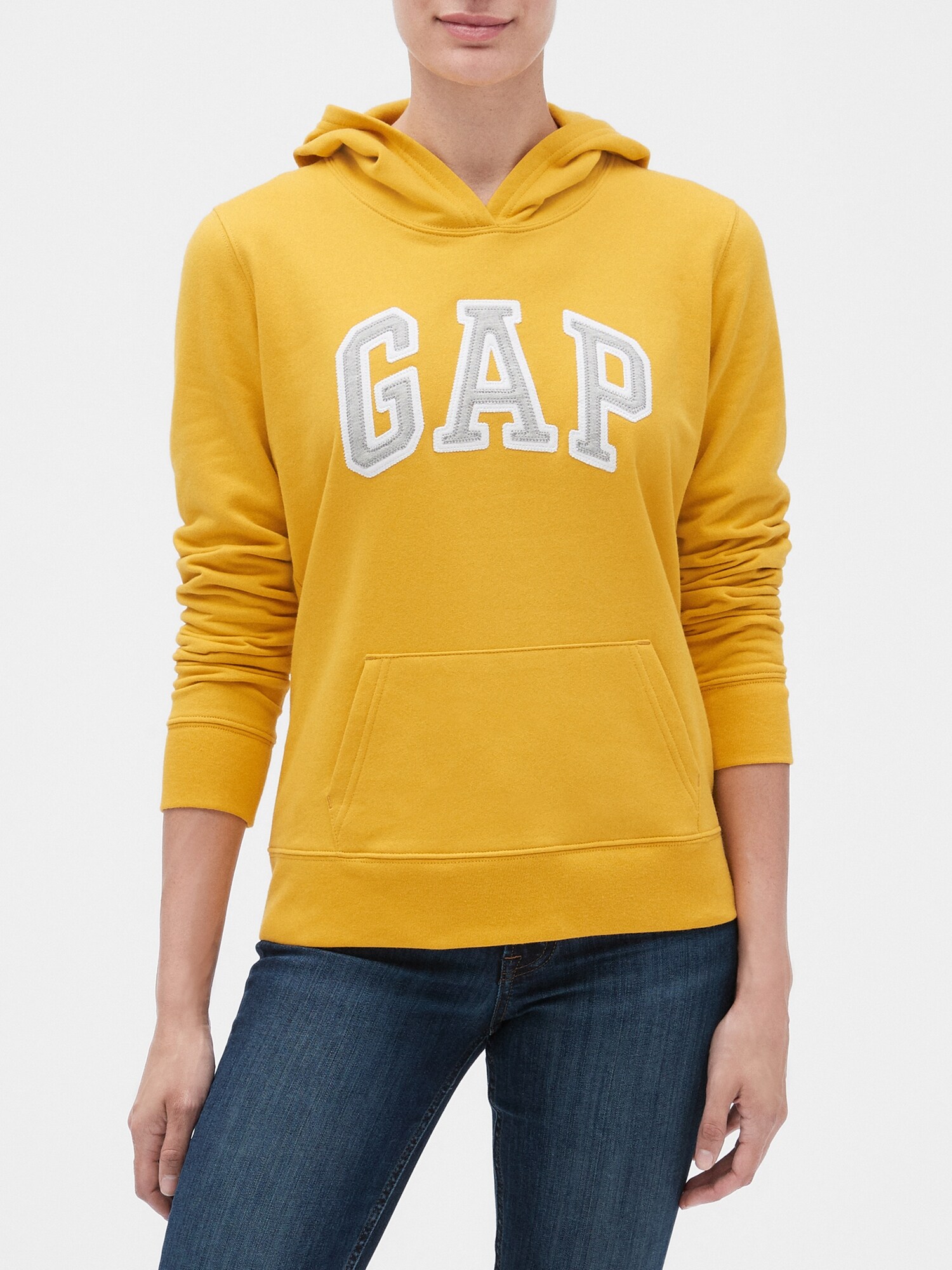 yellow hoodie gap