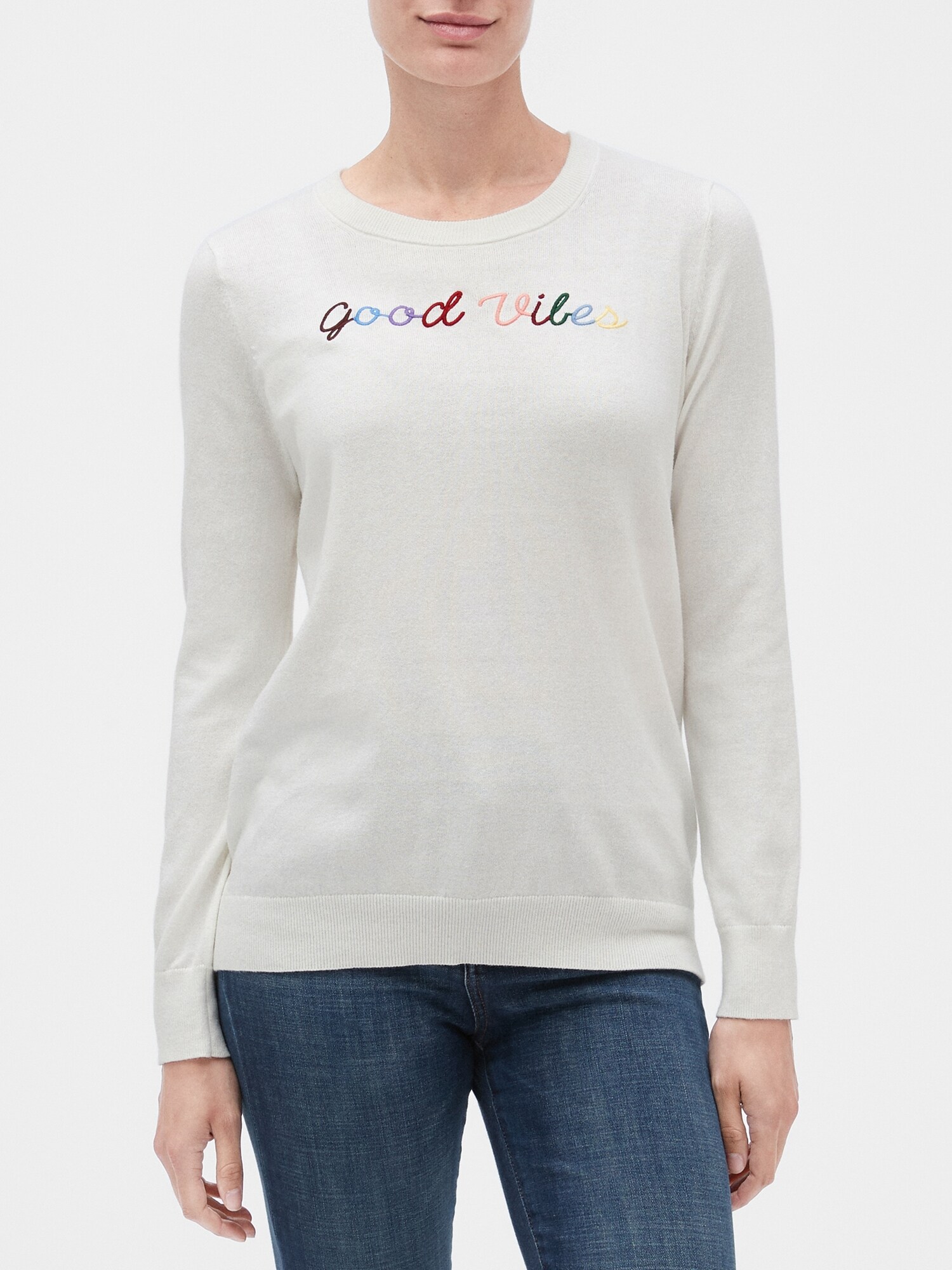 gap crewneck pullover sweater