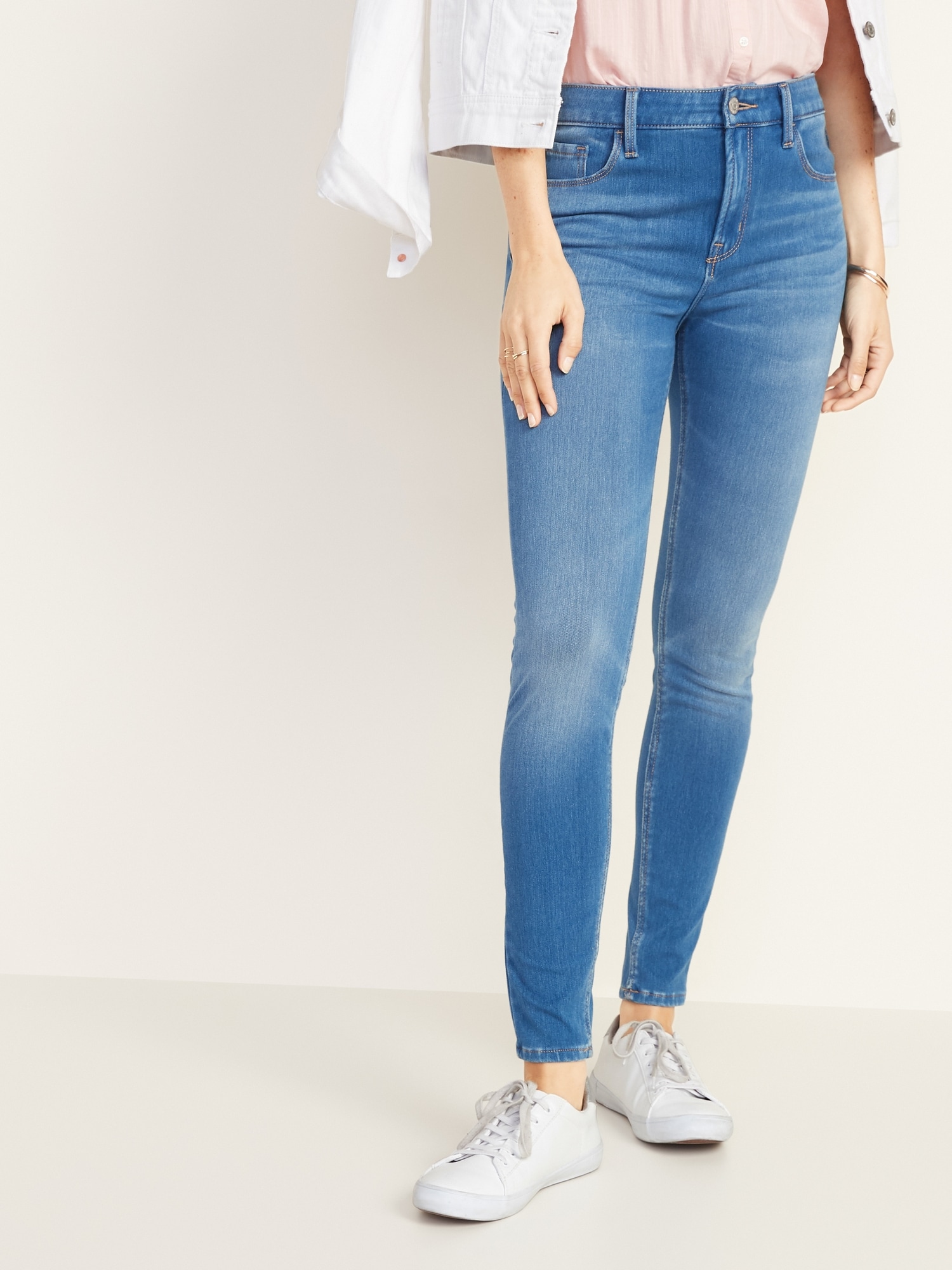 women's high waisted skinny jeans