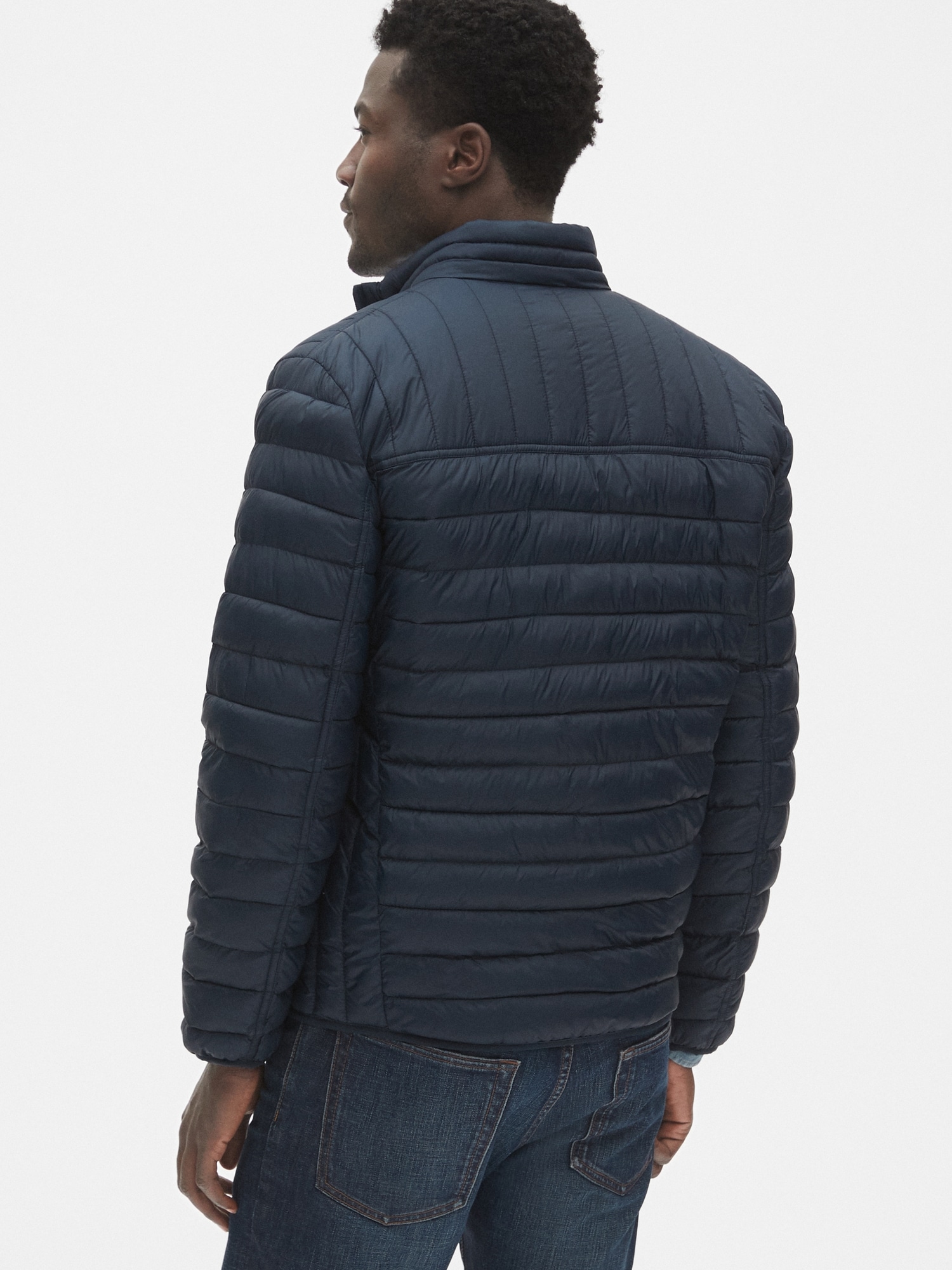 gap coldcontrol lightweight puffer jacket