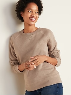 Relaxed Crew-Neck Sweatshirt for Women