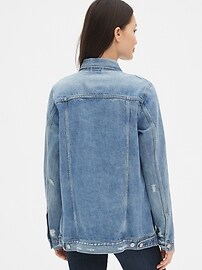 gap oversized icon denim jacket