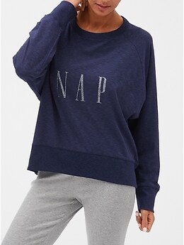 gap nap sweatshirt