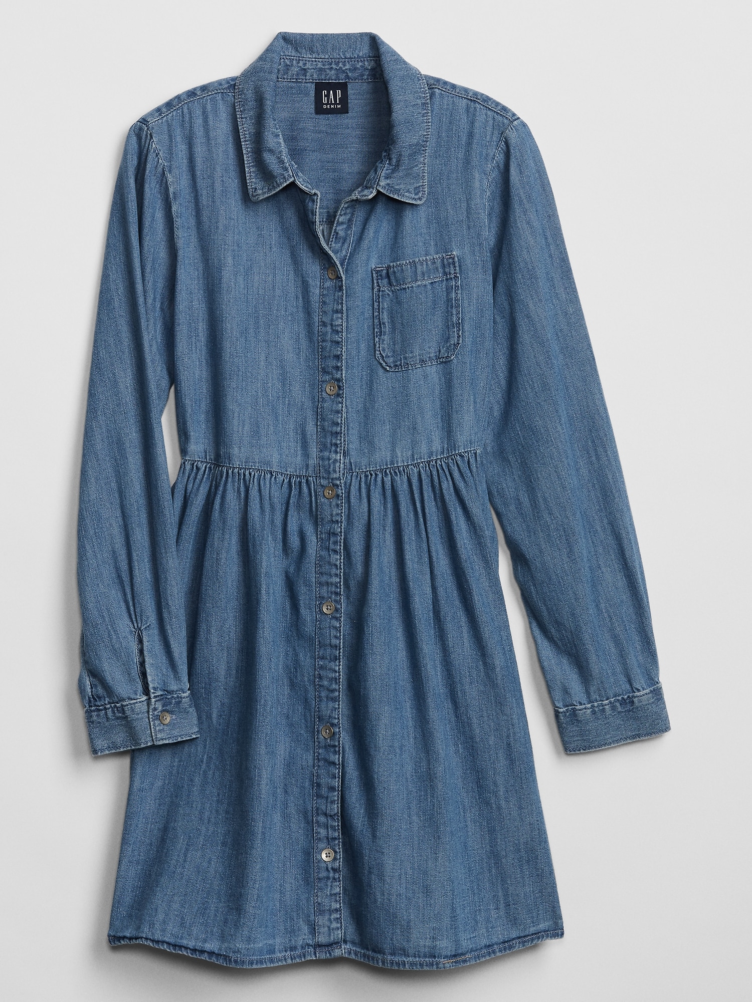 gap denim shirt dress