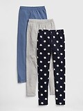 Kids Print Stretch Jersey Leggings (3-Pack) GAP