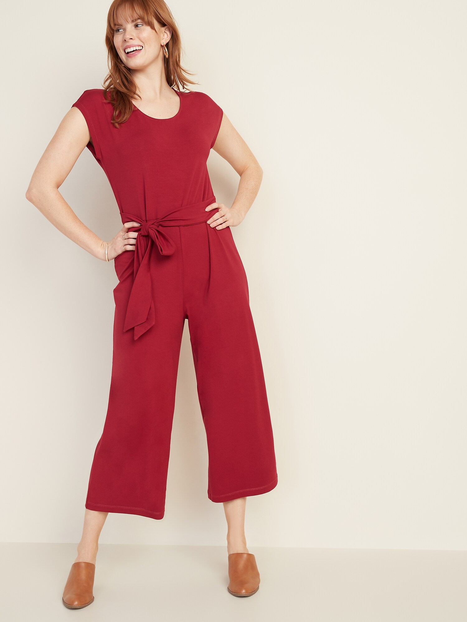 old navy red jumpsuit