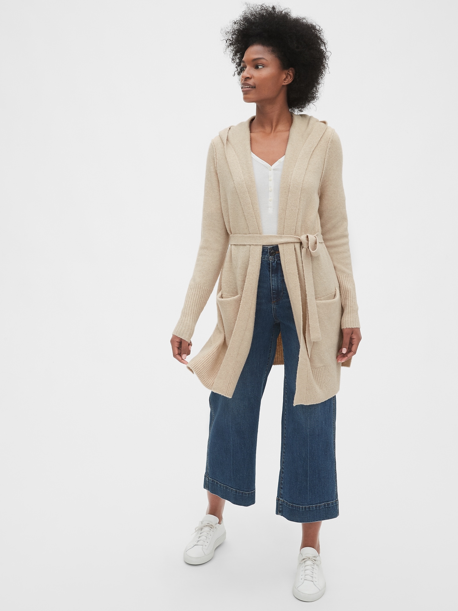 gap hooded cardigan