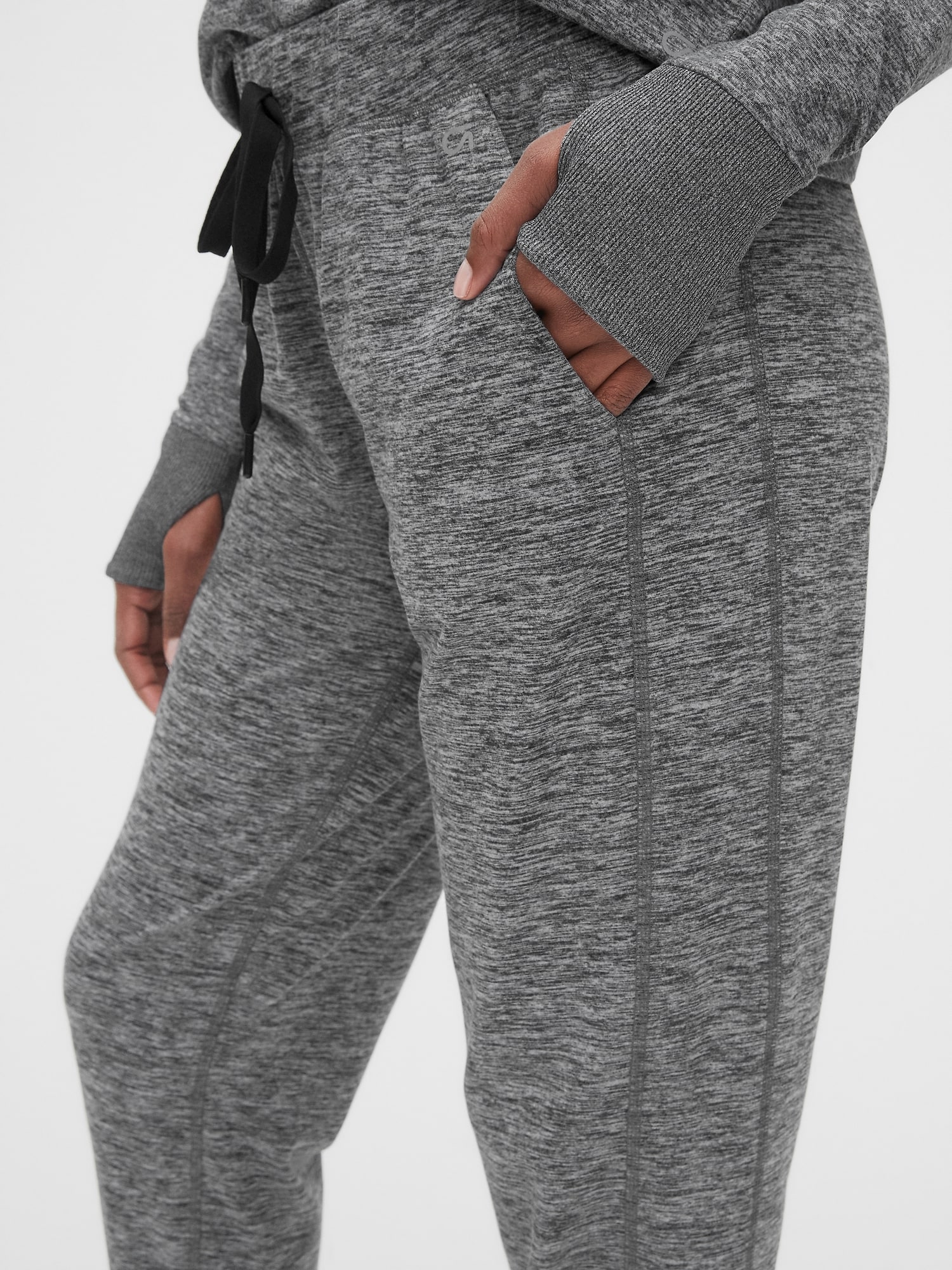 gapfit brushed tech jersey joggers