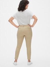 gap signature skinny ankle khaki