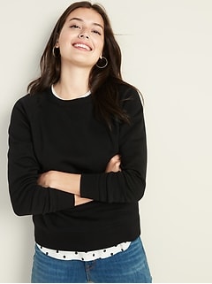 Relaxed Crew-Neck Sweatshirt for Women