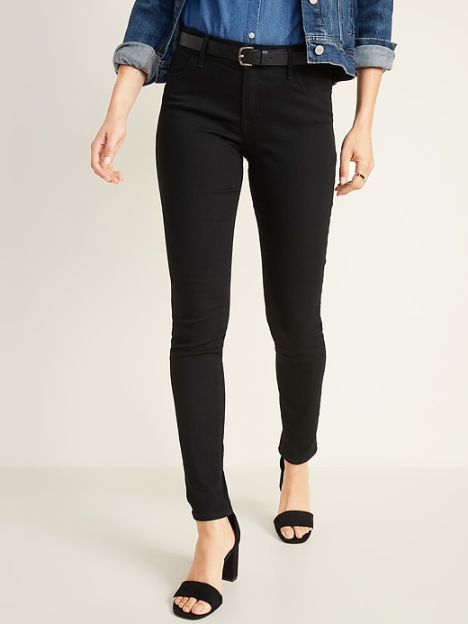 Image number 1 showing, Mid-Rise Super Skinny Jeans for Women 