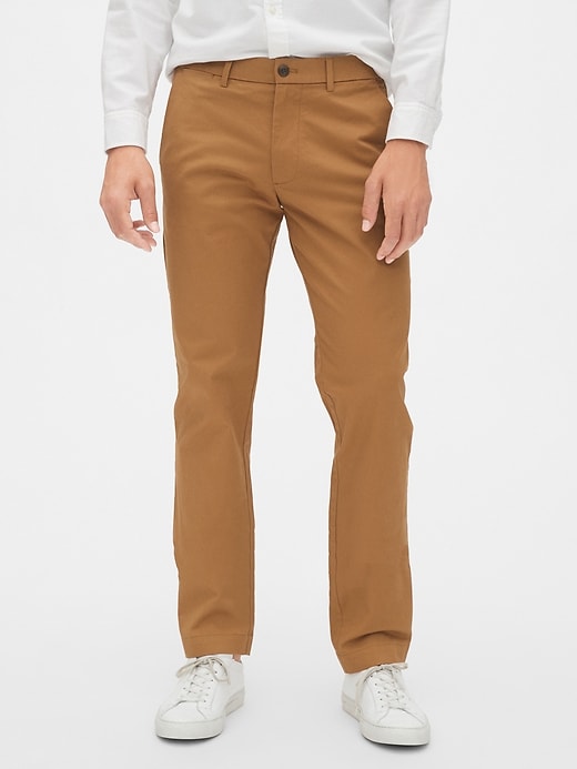 gap khakis slim stretch