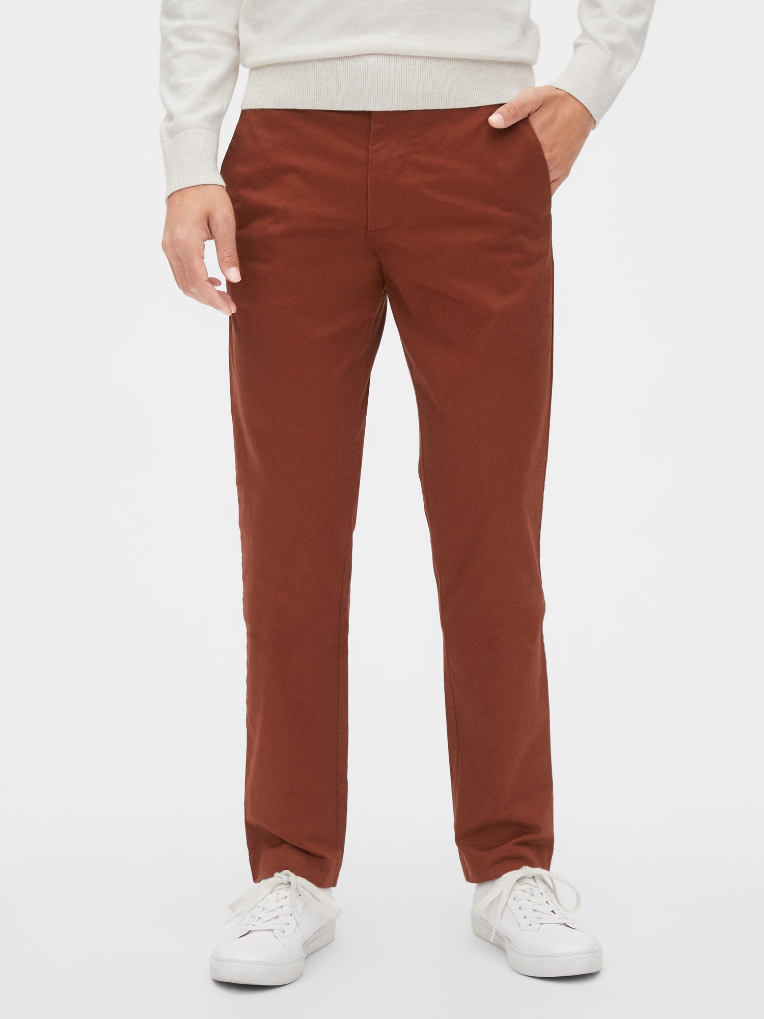 gap slim stretch khakis