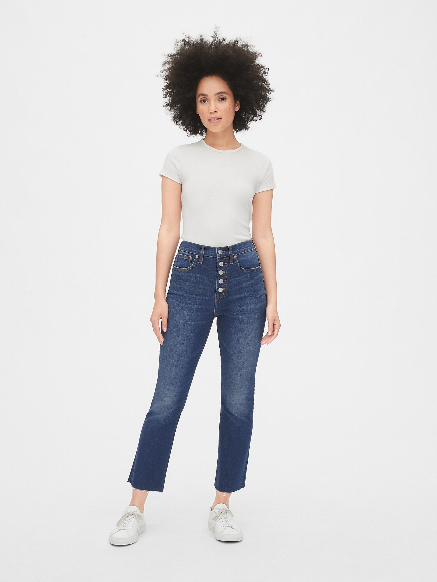 gap high rise crop