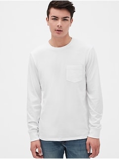 gap long sleeve t shirts mens