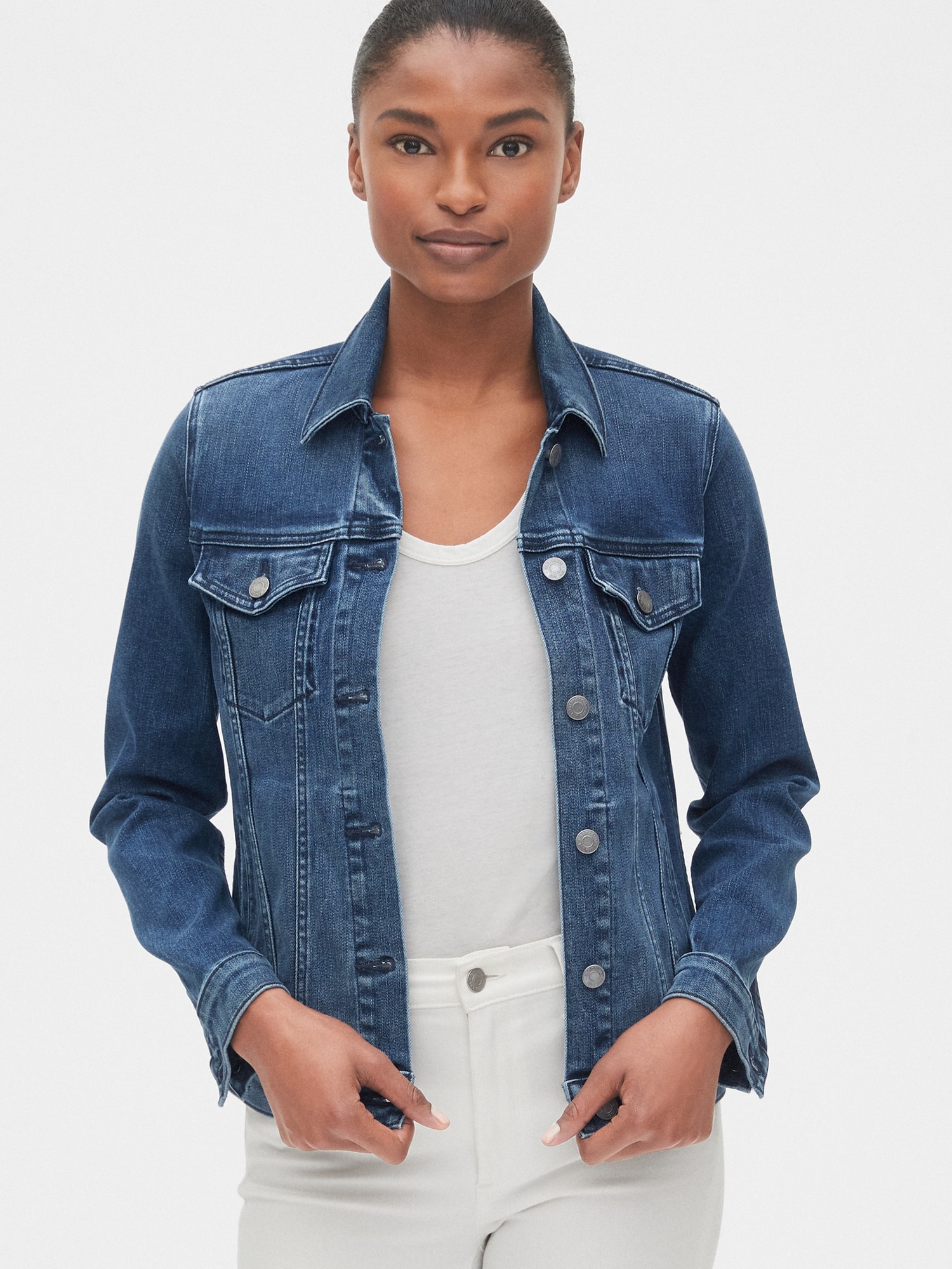 gap jean jacket with fur