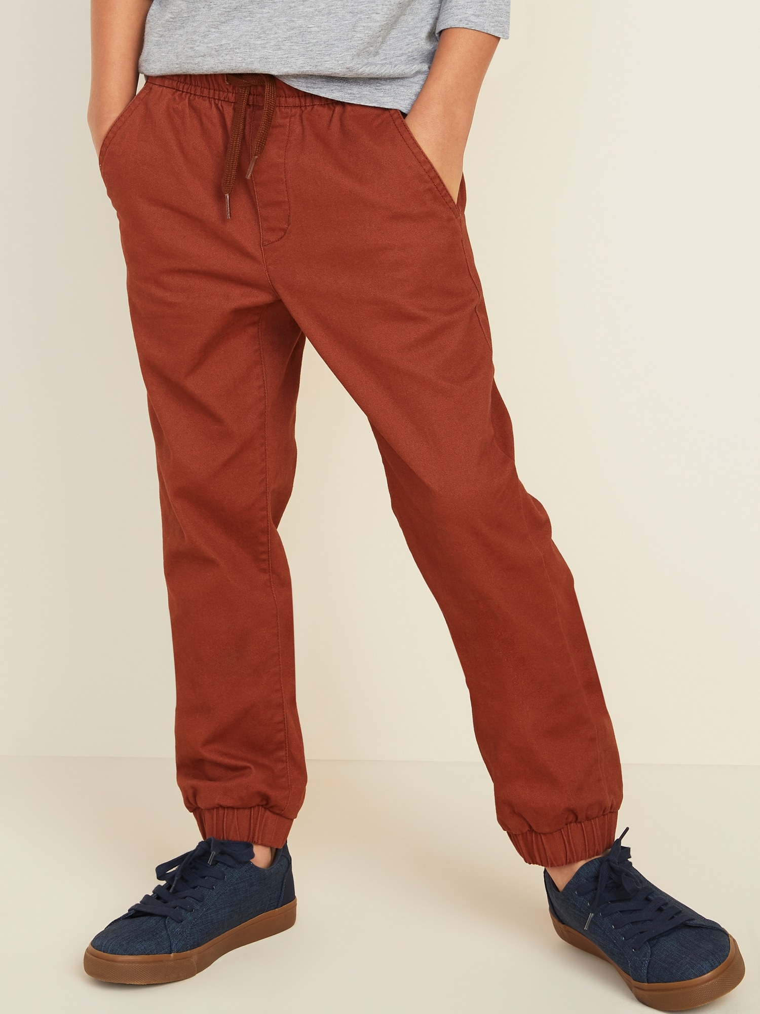 old navy twill joggers