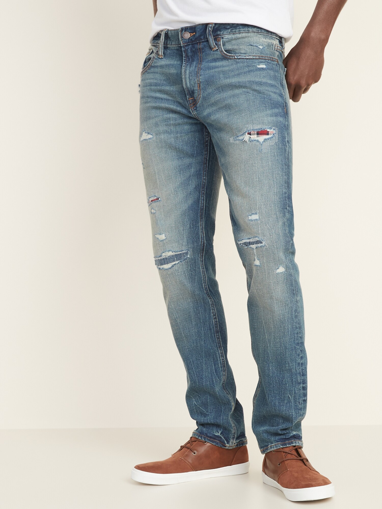 old navy ripped jeans mens