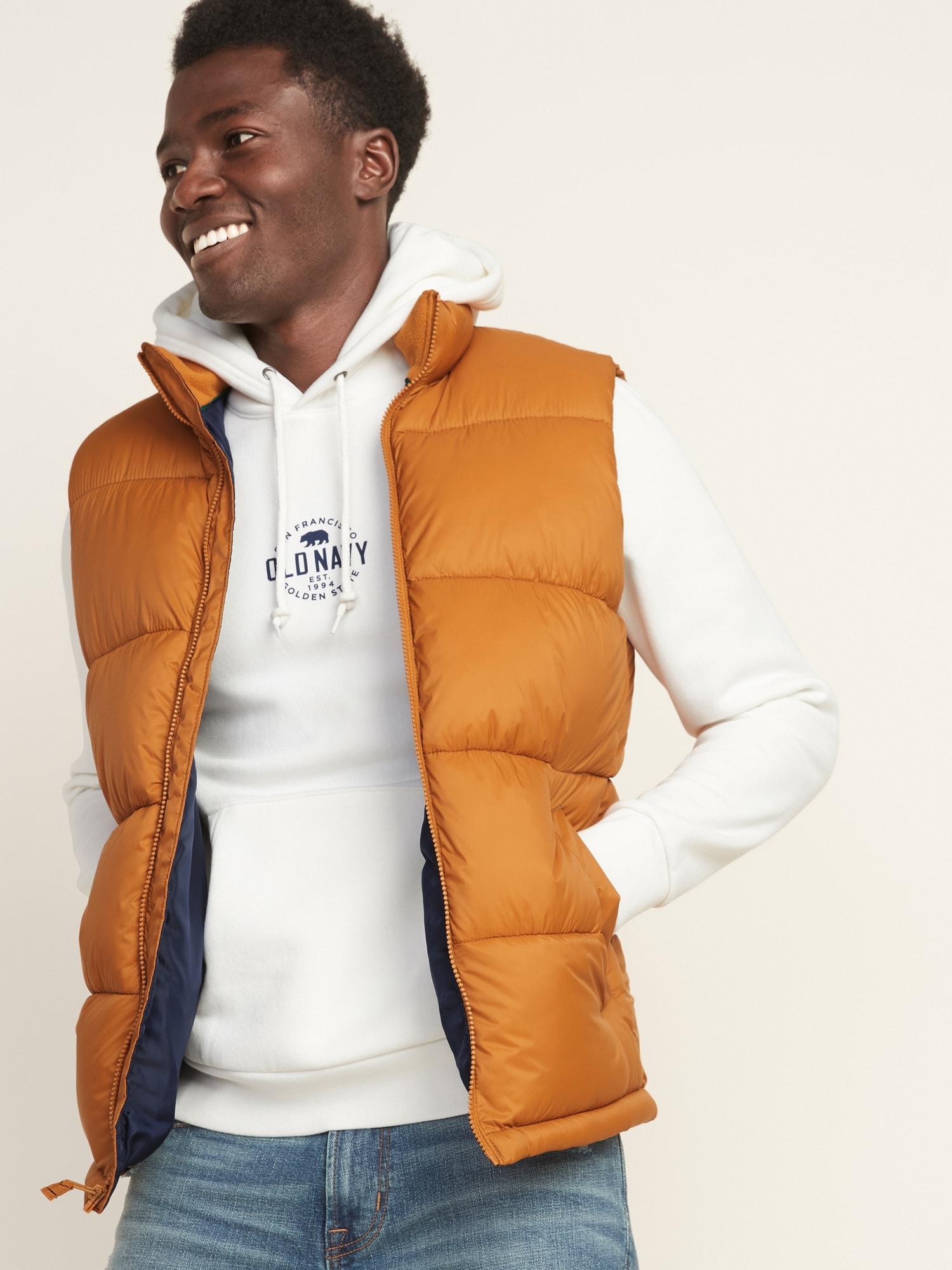 gap mens down vest