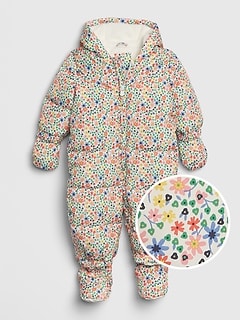 baby gap one piece snowsuit