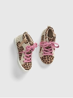gap leopard sandals