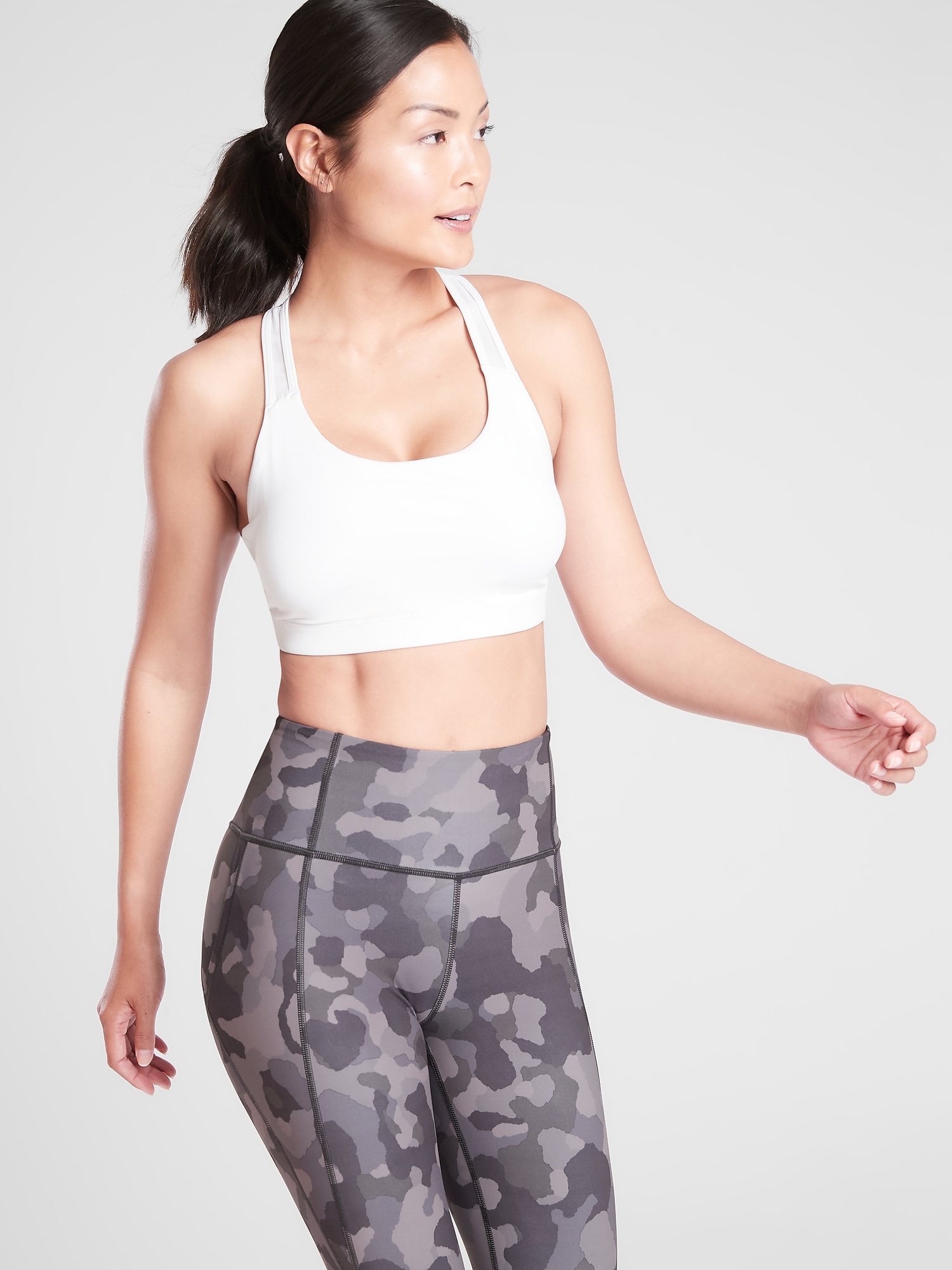 athleta camo bra