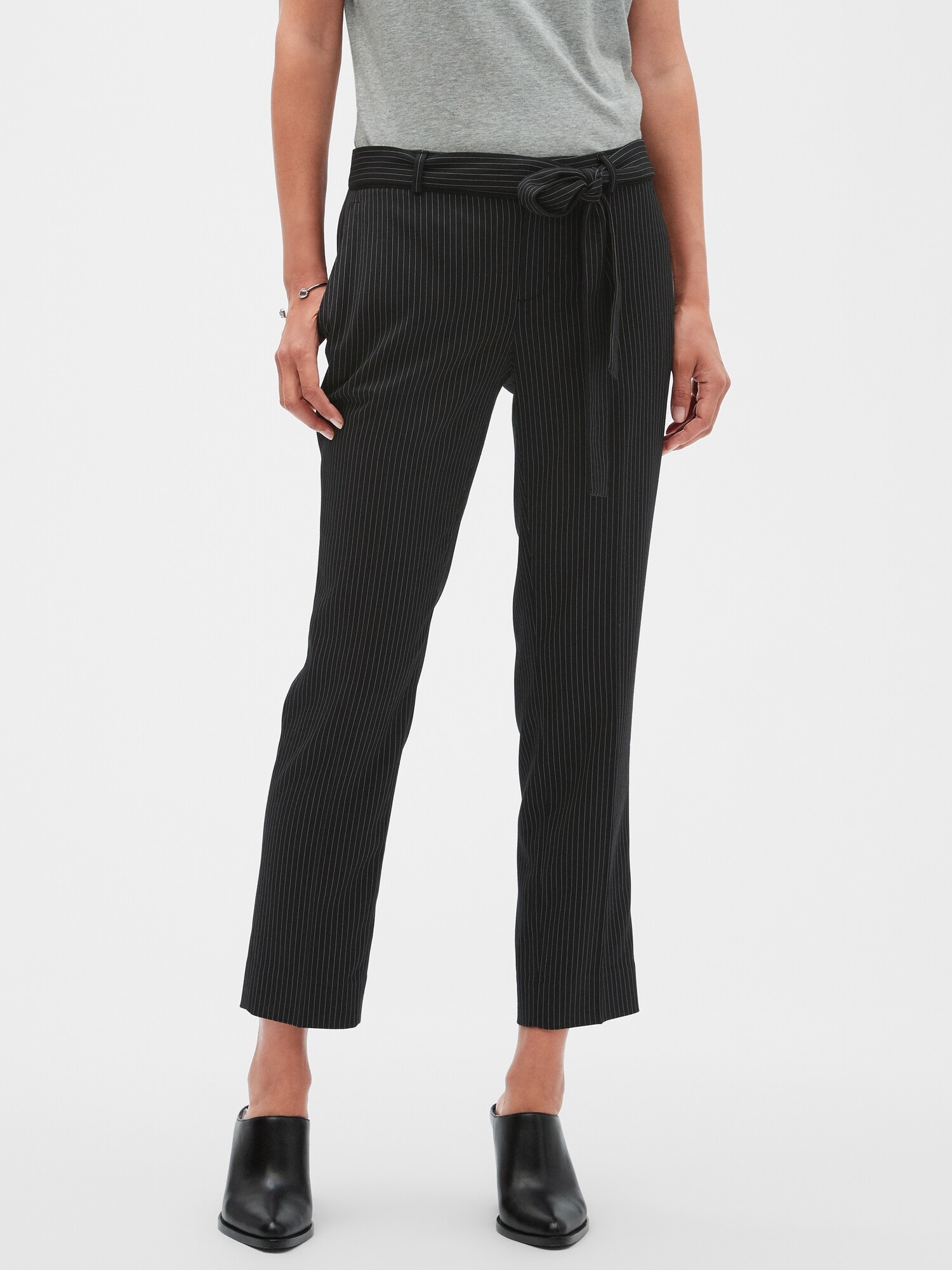 banana republic avery striped pants