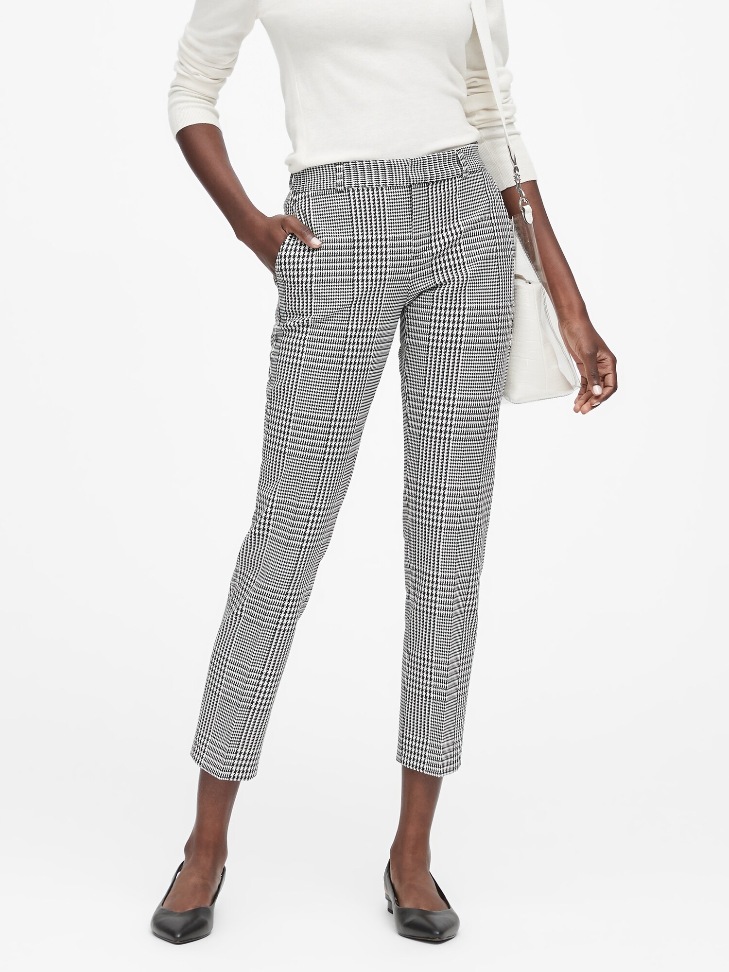 plaid pants banana republic