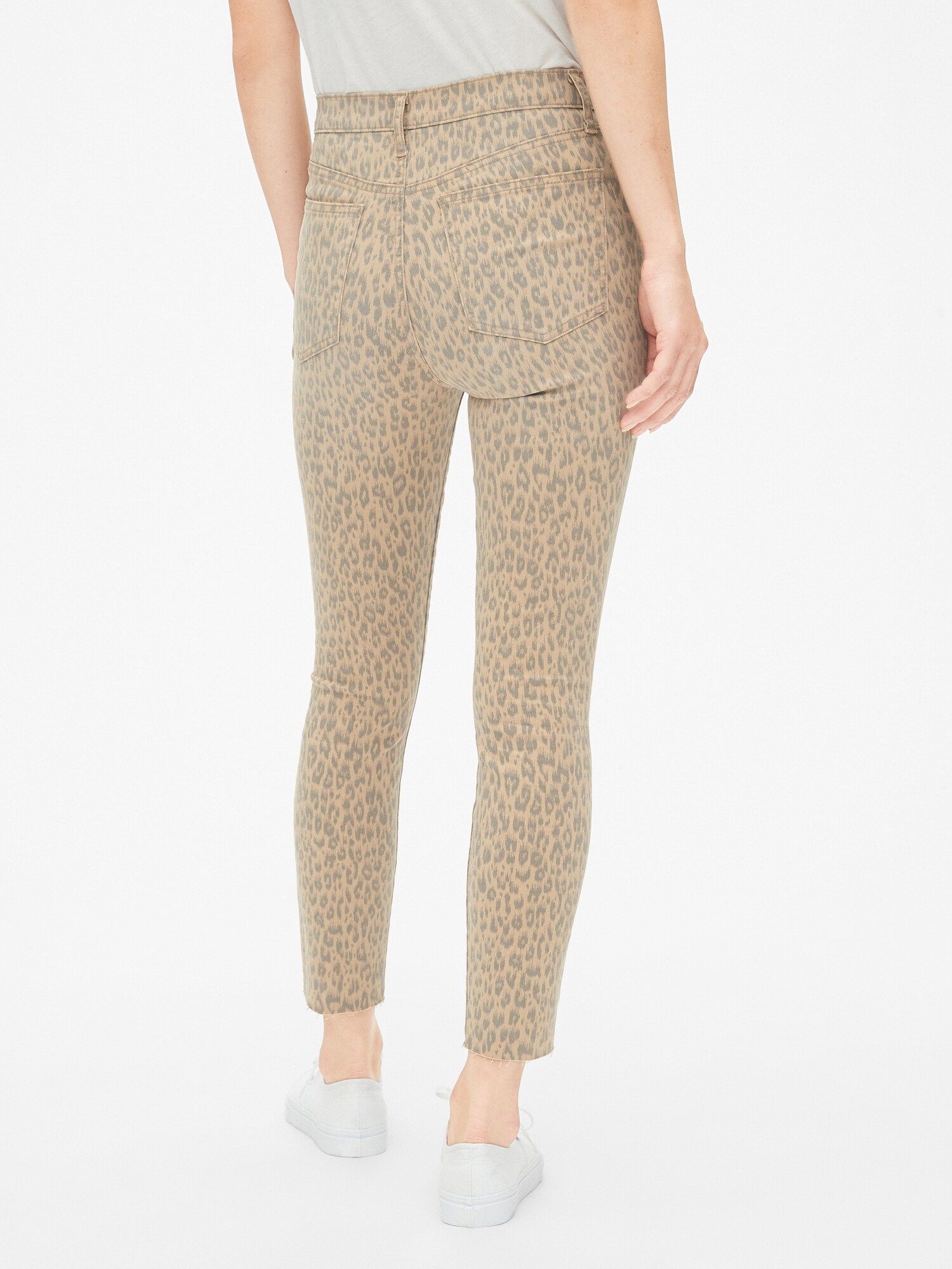 gap leopard print jeans