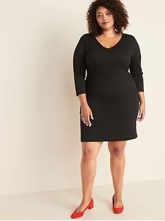 old navy plus size black dress