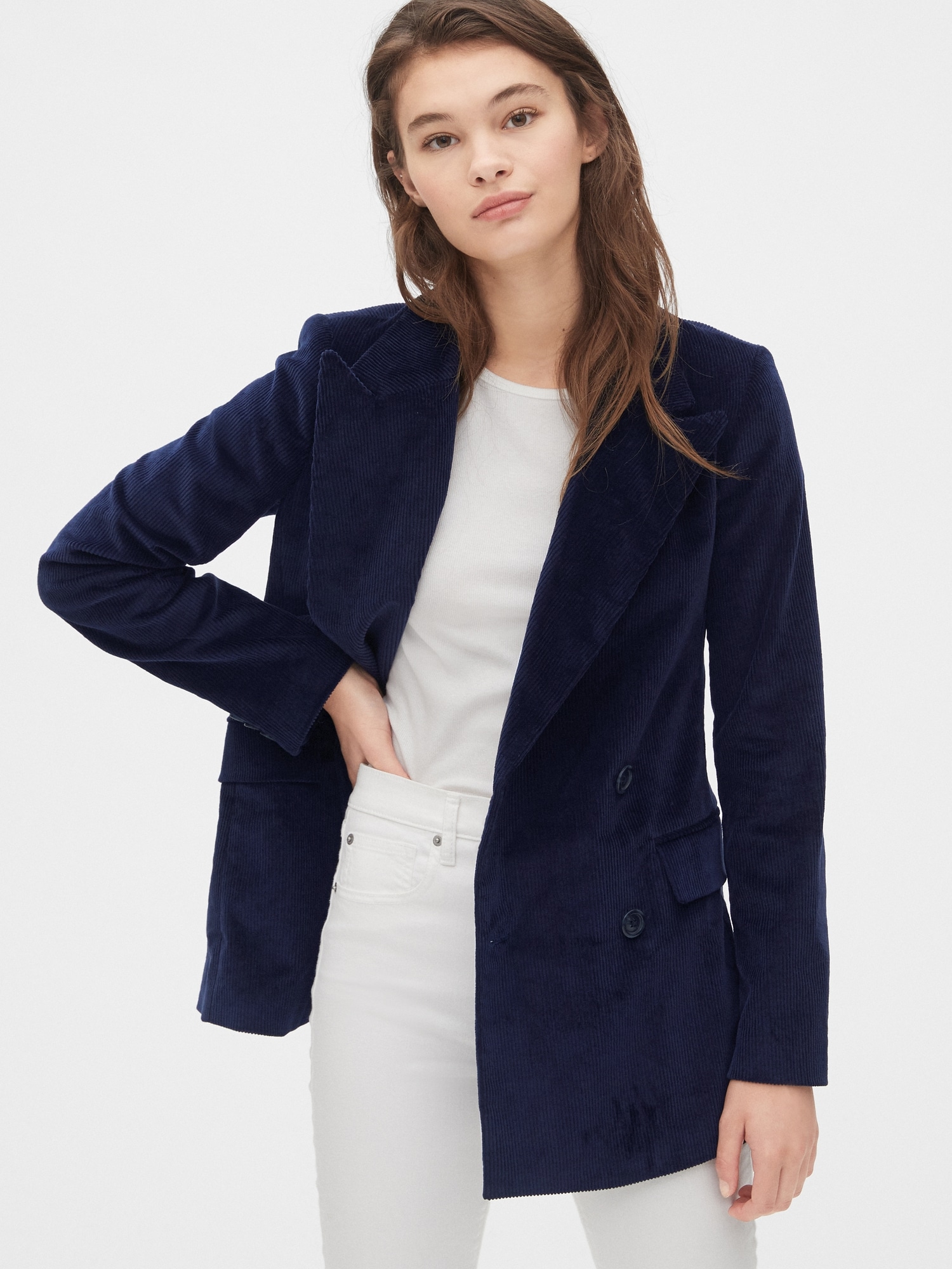 gap navy blazer