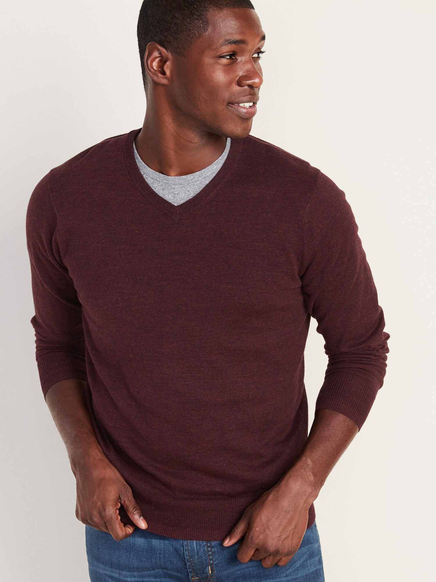 gap v neck sweater mens