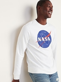 nasa graphic sweatshirt