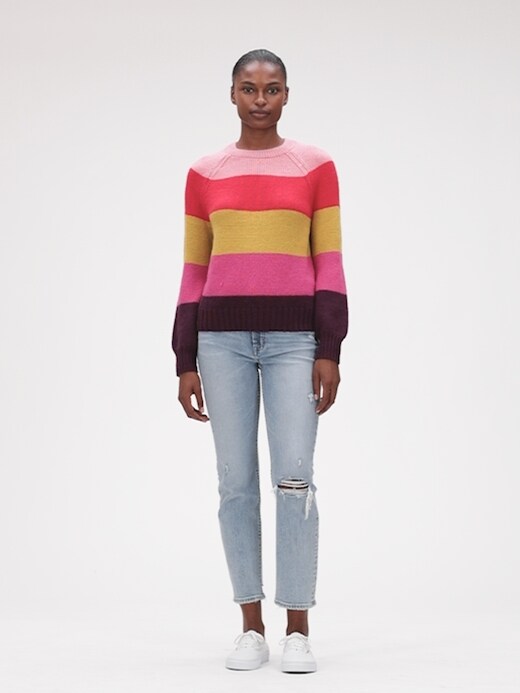 gap multicolor striped sweater